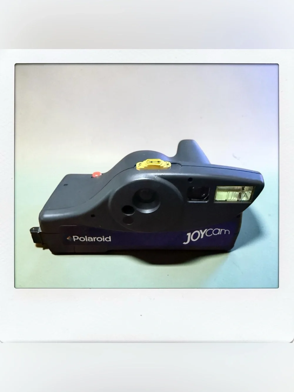 Vintage Polaroid JoyCam Instant Camera - Black and Purple Accent